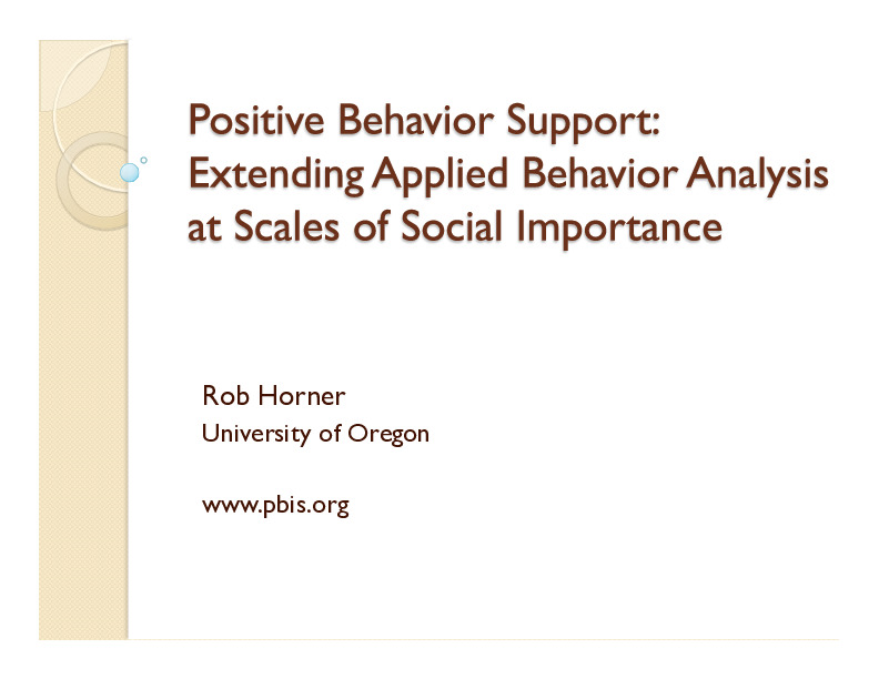 dissertation applied behavior analysis